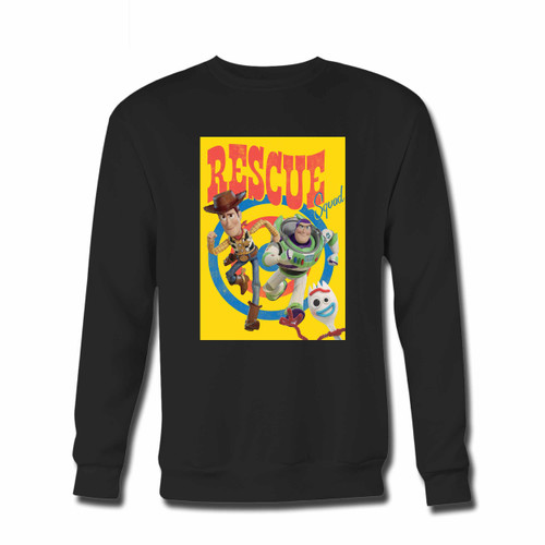 Your Toy Story 4 Rescue Squad Crewneck Sweatshirt just got an update. This super comfortable and lighter weight crewneck will become your favorite go-to sweatshirt. The cozy spandex cuffs and waistband make this pill-resistant sweatshirt a fan favorite.And your group will look and feel their best in this premium ringspun cotton crew.