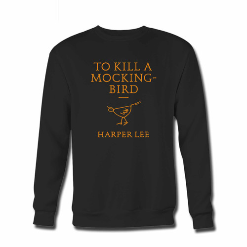 Your To Kill A Mockingbird Crewneck Sweatshirt just got an update. This super comfortable and lighter weight crewneck will become your favorite go-to sweatshirt. The cozy spandex cuffs and waistband make this pill-resistant sweatshirt a fan favorite.And your group will look and feel their best in this premium ringspun cotton crew.