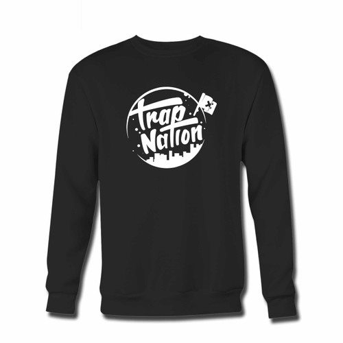 Your Trap Nation Logo Classic Drawing Crewneck Sweatshirt just got an update. This super comfortable and lighter weight crewneck will become your favorite go-to sweatshirt. The cozy spandex cuffs and waistband make this pill-resistant sweatshirt a fan favorite.And your group will look and feel their best in this premium ringspun cotton crew.