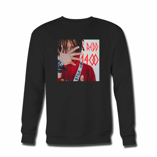 Your Trippie Redd Crewneck Sweatshirt just got an update. This super comfortable and lighter weight crewneck will become your favorite go-to sweatshirt. The cozy spandex cuffs and waistband make this pill-resistant sweatshirt a fan favorite.And your group will look and feel their best in this premium ringspun cotton crew.