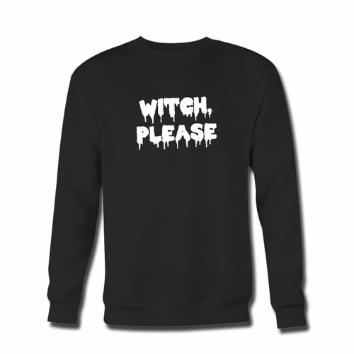 Your Witch Please Crewneck Sweatshirt just got an update. This super comfortable and lighter weight crewneck will become your favorite go-to sweatshirt. The cozy spandex cuffs and waistband make this pill-resistant sweatshirt a fan favorite.And your group will look and feel their best in this premium ringspun cotton crew.