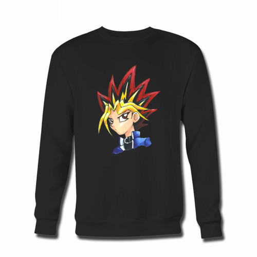 Your Yami Yugi Drawing Art Illustrations Crewneck Sweatshirt just got an update. This super comfortable and lighter weight crewneck will become your favorite go-to sweatshirt. The cozy spandex cuffs and waistband make this pill-resistant sweatshirt a fan favorite.And your group will look and feel their best in this premium ringspun cotton crew.