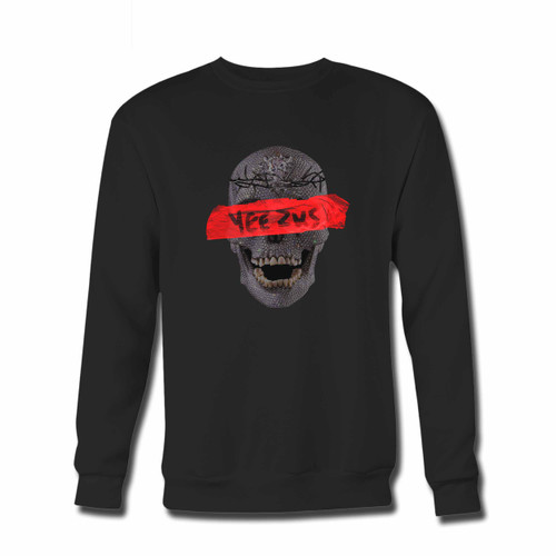 Your Yeezus Skull Flowers Crewneck Sweatshirt just got an update. This super comfortable and lighter weight crewneck will become your favorite go-to sweatshirt. The cozy spandex cuffs and waistband make this pill-resistant sweatshirt a fan favorite.And your group will look and feel their best in this premium ringspun cotton crew.