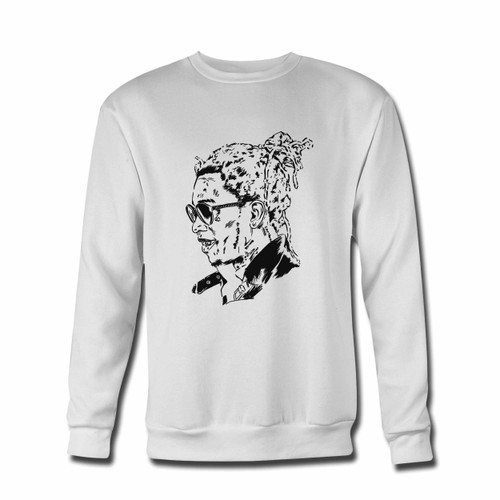 Your Young Thug Art Poster Crewneck Sweatshirt just got an update. This super comfortable and lighter weight crewneck will become your favorite go-to sweatshirt. The cozy spandex cuffs and waistband make this pill-resistant sweatshirt a fan favorite.And your group will look and feel their best in this premium ringspun cotton crew.