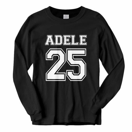 This classic fit Adele 25 Old School Title Long Sleeve Shirt is casually elegant and very comfortable. With fine quality print to make one stand out, it's a perfect fit for every occasion.
