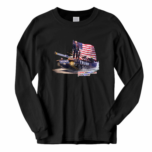 This classic fit Donald Trump Tank Long Sleeve Shirt is casually elegant and very comfortable. With fine quality print to make one stand out, it's a perfect fit for every occasion.