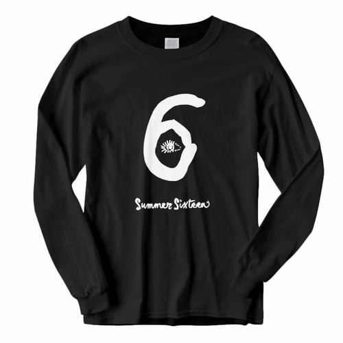 This classic fit Drake Summer Sixteen Logo Long Sleeve Shirt is casually elegant and very comfortable. With fine quality print to make one stand out, it's a perfect fit for every occasion.