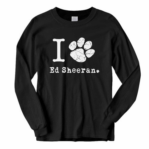 This classic fit Ed Sheeran I Love Long Sleeve Shirt is casually elegant and very comfortable. With fine quality print to make one stand out, it's a perfect fit for every occasion.
