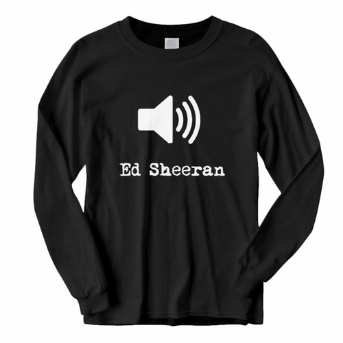 This classic fit Ed Sheeran Sound Long Sleeve Shirt is casually elegant and very comfortable. With fine quality print to make one stand out, it's a perfect fit for every occasion.