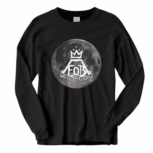 This classic fit Fall Out Boy Save Rock And Roll Moon Logo Long Sleeve Shirt is casually elegant and very comfortable. With fine quality print to make one stand out, it's a perfect fit for every occasion.