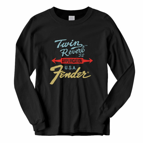This classic fit Fender Aplification Twin Reverb Long Sleeve Shirt is casually elegant and very comfortable. With fine quality print to make one stand out, it's a perfect fit for every occasion.