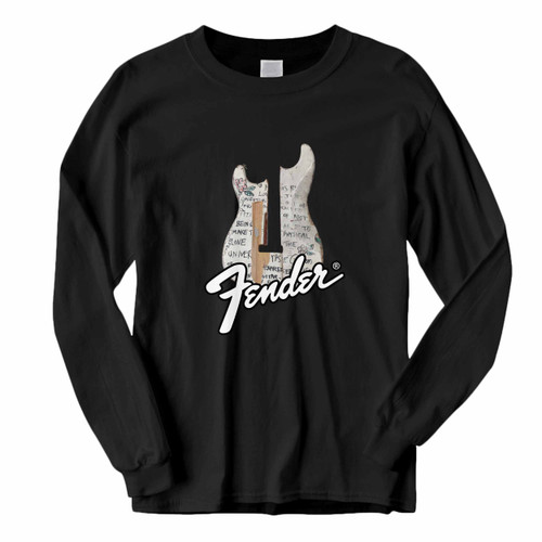 This classic fit Fender Guitar Classic Cover Long Sleeve Shirt is casually elegant and very comfortable. With fine quality print to make one stand out, it's a perfect fit for every occasion.
