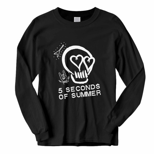 This classic fit Five Seconds Of Summer Skull Love Long Sleeve Shirt is casually elegant and very comfortable. With fine quality print to make one stand out, it's a perfect fit for every occasion.