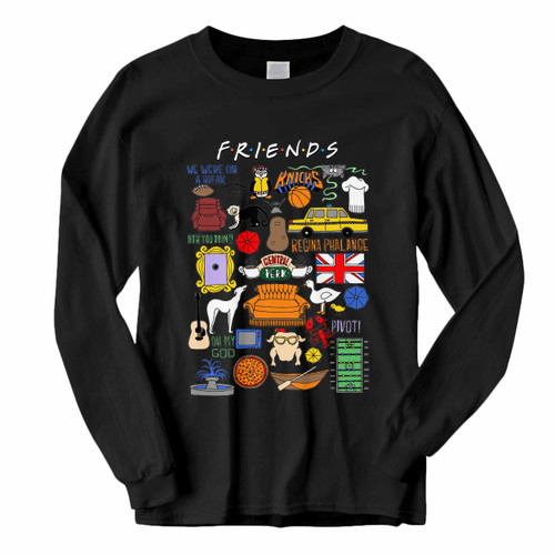 This classic fit Friends Tv Show Fan Art Long Sleeve Shirt is casually elegant and very comfortable. With fine quality print to make one stand out, it's a perfect fit for every occasion.