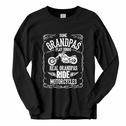 This classic fit Grandpa Gift Play Bingo Motorcycles Long Sleeve Shirt is casually elegant and very comfortable. With fine quality print to make one stand out, it's a perfect fit for every occasion.