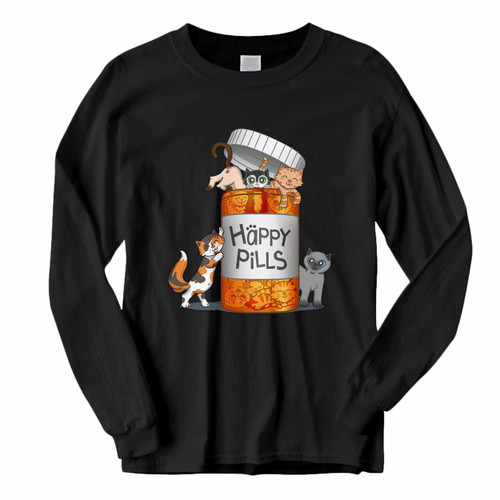 This classic fit Happy Pills Long Sleeve Shirt is casually elegant and very comfortable. With fine quality print to make one stand out, it's a perfect fit for every occasion.