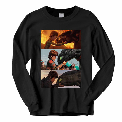 This classic fit How To Train Your Dragon Toothless Collage Long Sleeve Shirt is casually elegant and very comfortable. With fine quality print to make one stand out, it's a perfect fit for every occasion.