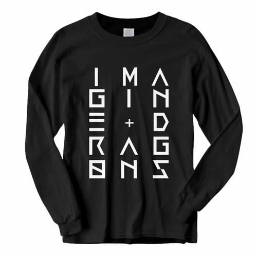 This classic fit Imagine Dragons Title Pull Over Long Sleeve Shirt is casually elegant and very comfortable. With fine quality print to make one stand out, it's a perfect fit for every occasion.