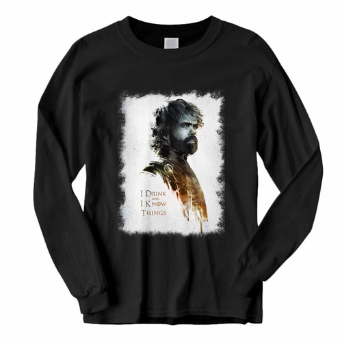 This classic fit I Drink And I Know Things Game Of Thrones Long Sleeve Shirt is casually elegant and very comfortable. With fine quality print to make one stand out, it's a perfect fit for every occasion.