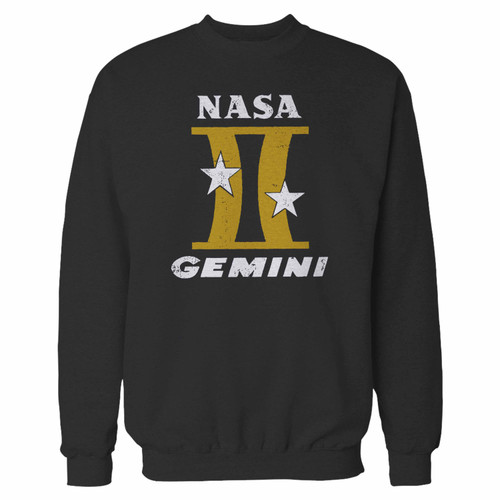 Your nasa project gemini 2 crewneck sweatshirt just got an update. This super comfortable and lighter weight crewneck will become your favorite go-to sweatshirt. The cozy spandex cuffs and waistband make this pill-resistant sweatshirt a fan favorite.And your group will look and feel their best in this premium ringspun cotton crew.