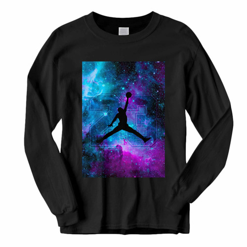 This classic fit Jordan Galaxy Long Sleeve Shirt is casually elegant and very comfortable. With fine quality print to make one stand out, it's a perfect fit for every occasion.