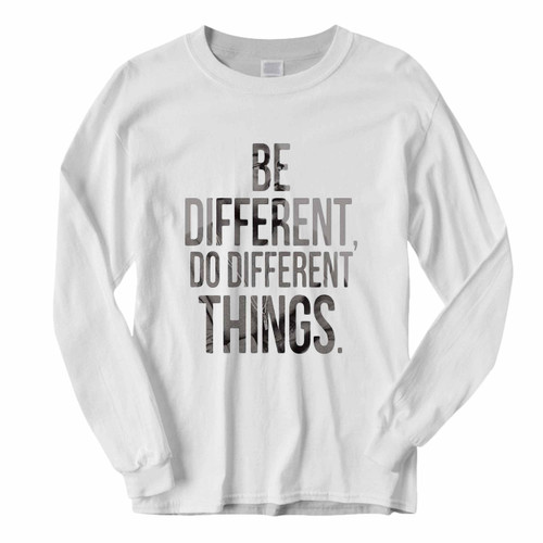 This classic fit Kendrick Lamar Quote Be Different Long Sleeve Shirt is casually elegant and very comfortable. With fine quality print to make one stand out, it's a perfect fit for every occasion.