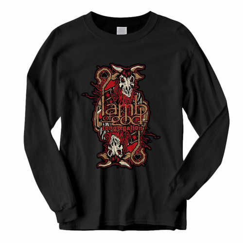 This classic fit Lamb Of God Congregation Twinkle Monster Long Sleeve Shirt is casually elegant and very comfortable. With fine quality print to make one stand out, it's a perfect fit for every occasion.