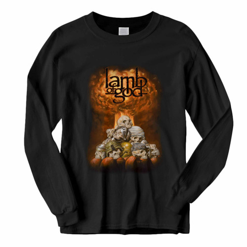 This classic fit Lamb Of God Skull Fire Long Sleeve Shirt is casually elegant and very comfortable. With fine quality print to make one stand out, it's a perfect fit for every occasion.