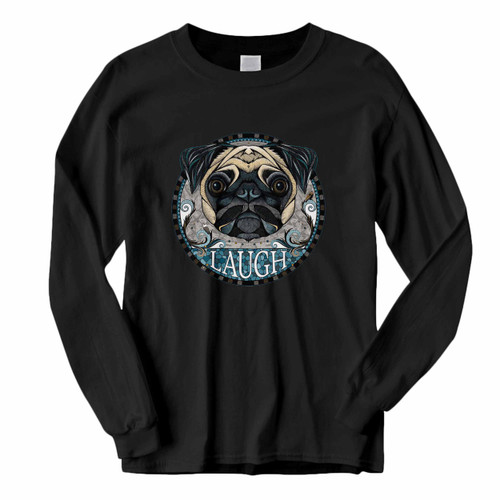 This classic fit Laugh Long Sleeve Shirt is casually elegant and very comfortable. With fine quality print to make one stand out, it's a perfect fit for every occasion.