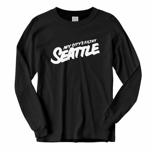 This classic fit Macklemore And Ryan Lewis My City Is Filthy Seattle Long Sleeve Shirt is casually elegant and very comfortable. With fine quality print to make one stand out, it's a perfect fit for every occasion.