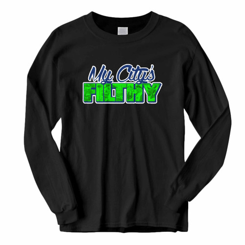 This classic fit Macklemore And Ryan Lewis My City Is Filthy Seattle Title Cover Long Sleeve Shirt is casually elegant and very comfortable. With fine quality print to make one stand out, it's a perfect fit for every occasion.