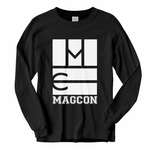 This classic fit Magcon Logo Classic Long Sleeve Shirt is casually elegant and very comfortable. With fine quality print to make one stand out, it's a perfect fit for every occasion.