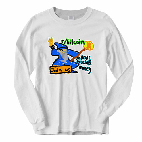 This classic fit Magic Internet Money Bitcoin Wizard Long Sleeve Shirt is casually elegant and very comfortable. With fine quality print to make one stand out, it's a perfect fit for every occasion.