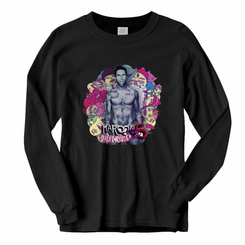 This classic fit Maroon 5 Overexposed With Photo Cover Long Sleeve Shirt is casually elegant and very comfortable. With fine quality print to make one stand out, it's a perfect fit for every occasion.