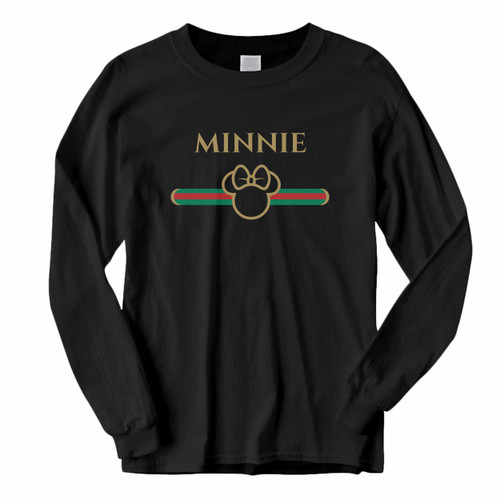 This classic fit Minnie Guccie Long Sleeve Shirt is casually elegant and very comfortable. With fine quality print to make one stand out, it's a perfect fit for every occasion.