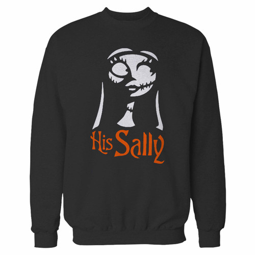 Your nightmare before christmas his sally crewneck sweatshirt just got an update. This super comfortable and lighter weight crewneck will become your favorite go-to sweatshirt. The cozy spandex cuffs and waistband make this pill-resistant sweatshirt a fan favorite.And your group will look and feel their best in this premium ringspun cotton crew.