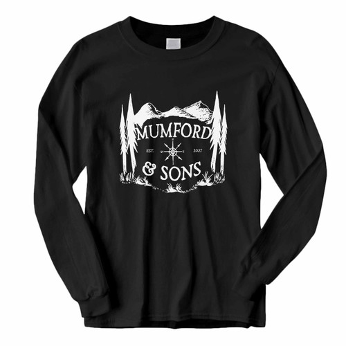 This classic fit Mumford And Sons Logo Est Mountain Background Long Sleeve Shirt is casually elegant and very comfortable. With fine quality print to make one stand out, it's a perfect fit for every occasion.