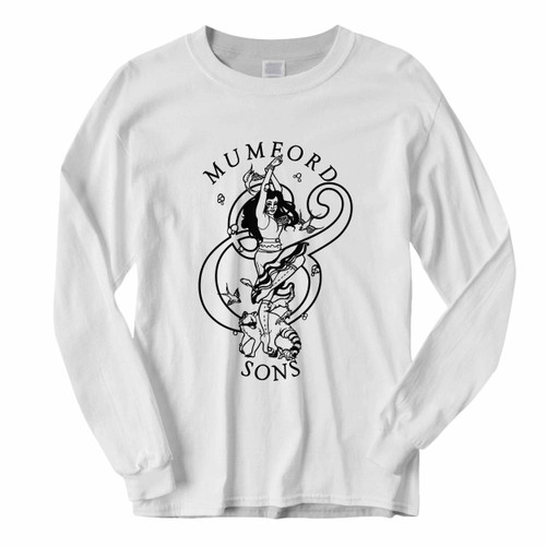 This classic fit Mumford And Sons Logo Girl Drawing Long Sleeve Shirt is casually elegant and very comfortable. With fine quality print to make one stand out, it's a perfect fit for every occasion.