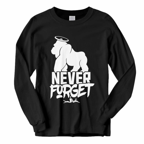 This classic fit Never Forget Harambe Long Sleeve Shirt is casually elegant and very comfortable. With fine quality print to make one stand out, it's a perfect fit for every occasion.