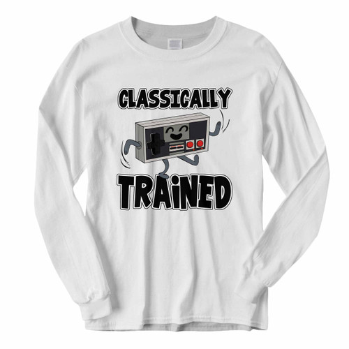 This classic fit Nintendo Classically Trained Long Sleeve Shirt is casually elegant and very comfortable. With fine quality print to make one stand out, it's a perfect fit for every occasion.