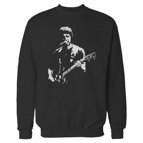 Your noel gallagher oasis indie rock music custom crewneck sweatshirt just got an update. This super comfortable and lighter weight crewneck will become your favorite go-to sweatshirt. The cozy spandex cuffs and waistband make this pill-resistant sweatshirt a fan favorite.And your group will look and feel their best in this premium ringspun cotton crew.