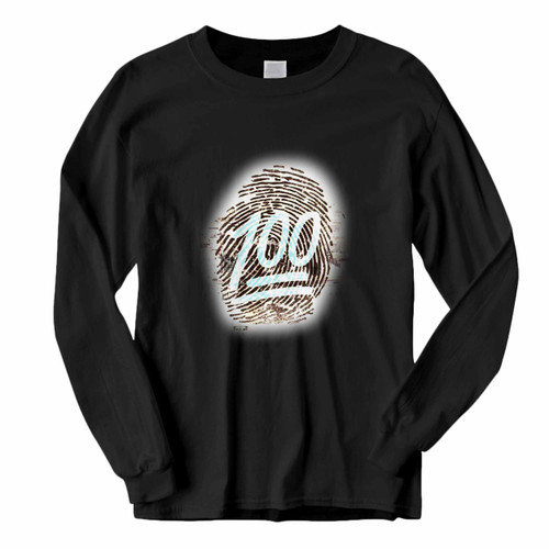 This classic fit One Hundred Long Sleeve Shirt is casually elegant and very comfortable. With fine quality print to make one stand out, it's a perfect fit for every occasion.
