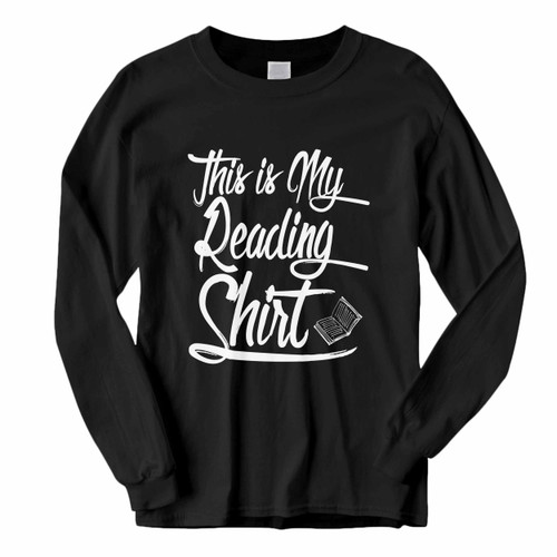 This classic fit Reading Shirt Long Sleeve Shirt is casually elegant and very comfortable. With fine quality print to make one stand out, it's a perfect fit for every occasion.