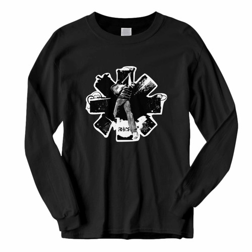 This classic fit Red Hot Chili Pepper Logo Guitar Inside Long Sleeve Shirt is casually elegant and very comfortable. With fine quality print to make one stand out, it's a perfect fit for every occasion.