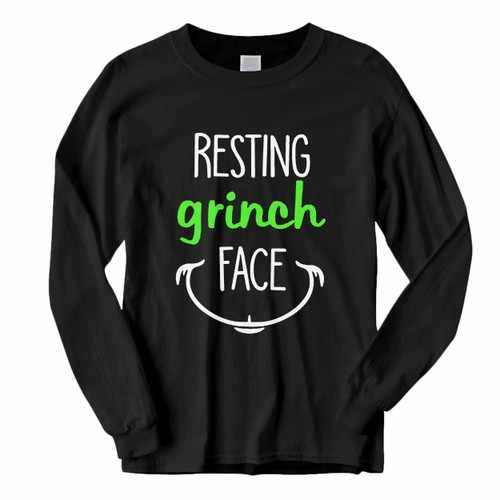 This classic fit Resting Grinch Face Christmas Long Sleeve Shirt is casually elegant and very comfortable. With fine quality print to make one stand out, it's a perfect fit for every occasion.