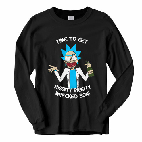 This classic fit Rick And Morty Riggity Riggity Wrecked Son Long Sleeve Shirt is casually elegant and very comfortable. With fine quality print to make one stand out, it's a perfect fit for every occasion.