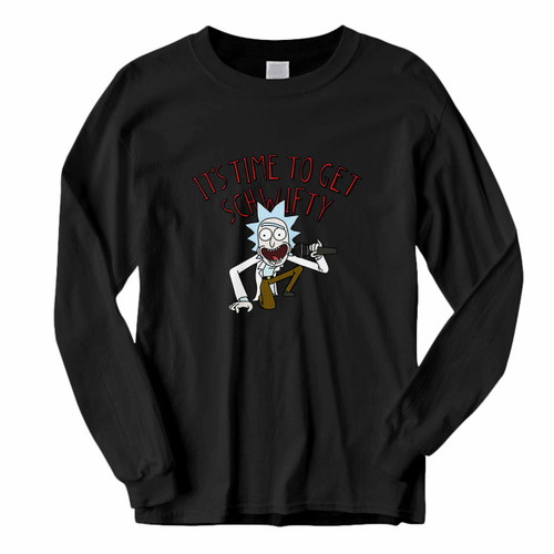 This classic fit Rick And Morty Time To Get Schwifty Long Sleeve Shirt is casually elegant and very comfortable. With fine quality print to make one stand out, it's a perfect fit for every occasion.