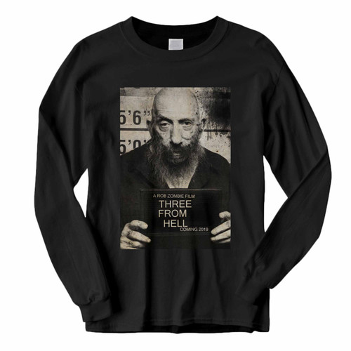 This classic fit Rob Zombie Captain Spaulding Sid Haig Three From Hell Long Sleeve Shirt is casually elegant and very comfortable. With fine quality print to make one stand out, it's a perfect fit for every occasion. This classic fit Rob Zombie Captain Spaulding Sid Haig Three From Hell Long Sleeve Shirt is casually elegant and very comfortable. With fine quality print to make one stand out, it's a perfect fit for every occasion.