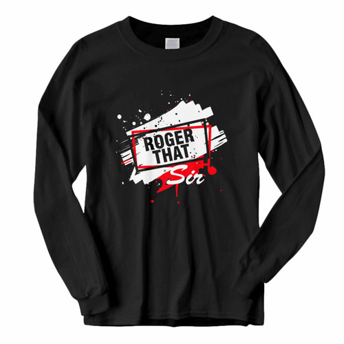 This classic fit Roger That Sir Splash Long Sleeve Shirt is casually elegant and very comfortable. With fine quality print to make one stand out, it's a perfect fit for every occasion.