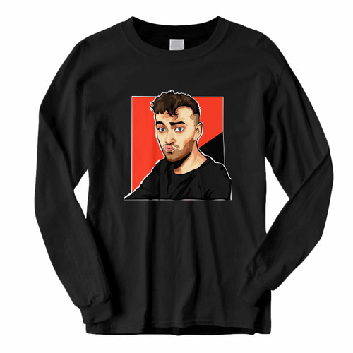 This classic fit Sam Smith Vektorize Funny Expression Long Sleeve Shirt is casually elegant and very comfortable. With fine quality print to make one stand out, it's a perfect fit for every occasion.